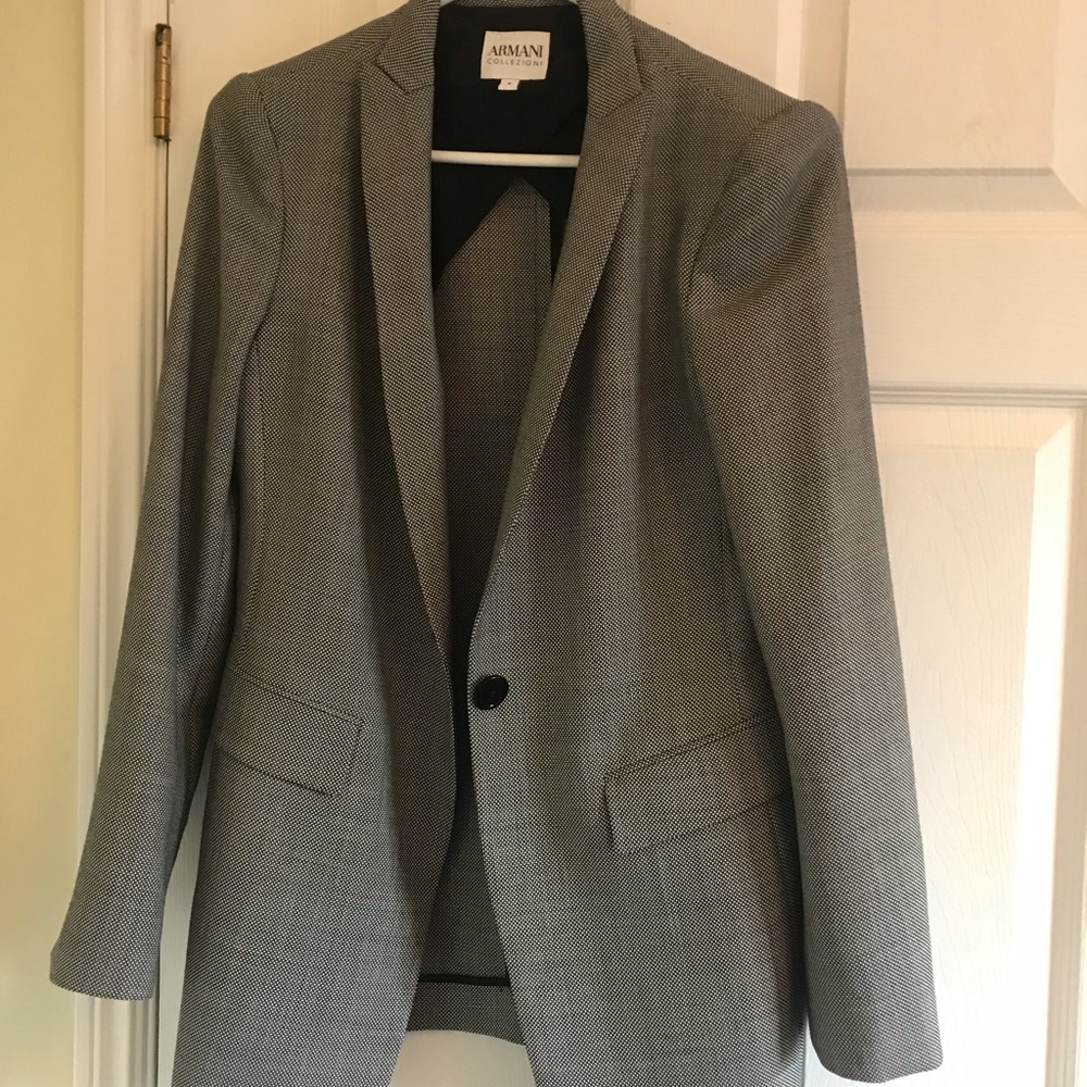 Armani Collezioni Gray Blazer